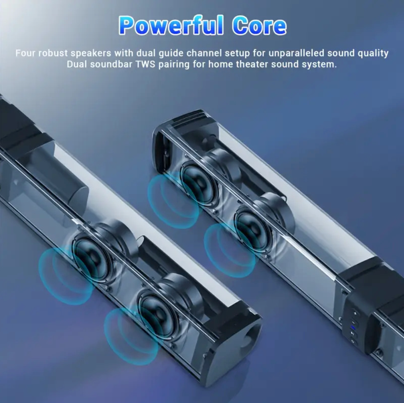 Custom-designed cross-border bestseller, creative detachable long-bar speaker - gambar 8