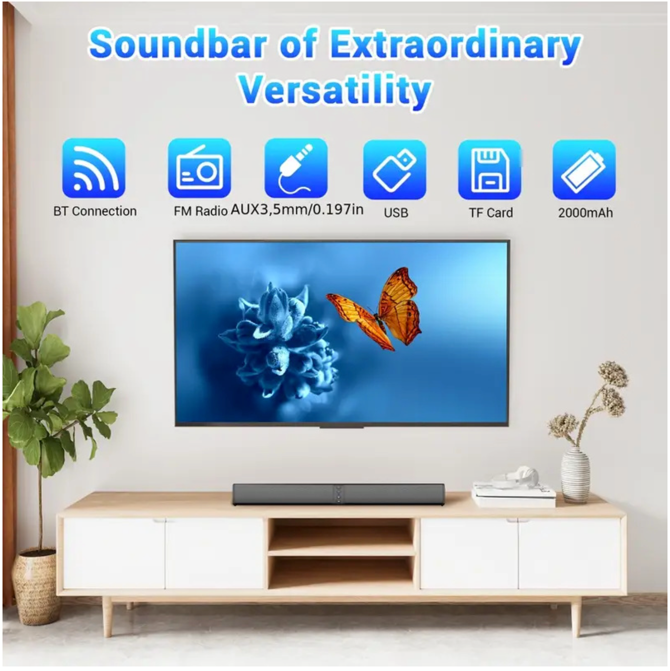 Custom-designed cross-border bestseller, creative detachable long-bar speaker - gambar 6