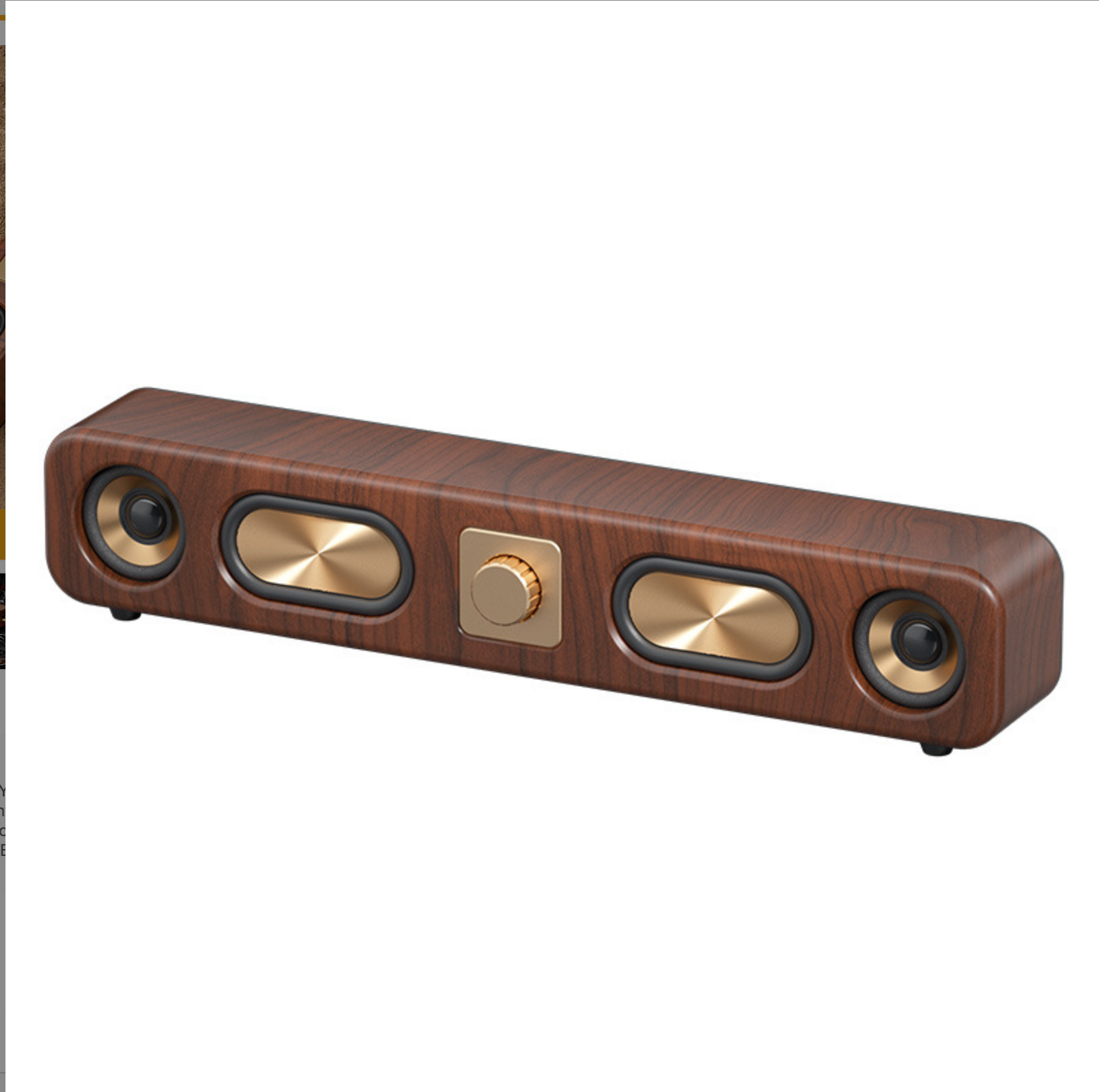 Retro Wireless Bluetooth Speaker Large Speaker Accent Low Wooden Retro Wireless Bluetooth Speaker - gambar 4