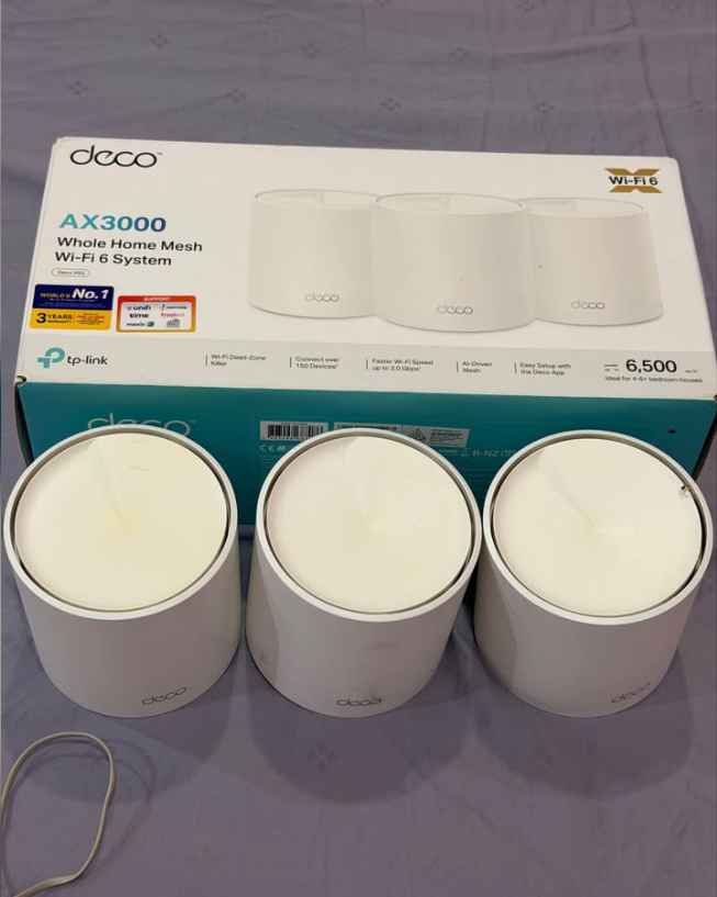 TP-Link Deco X50 AX3000 Whole Home Mesh WiFi 6 System Deco X50 X3000 (1 Pack)(Used)