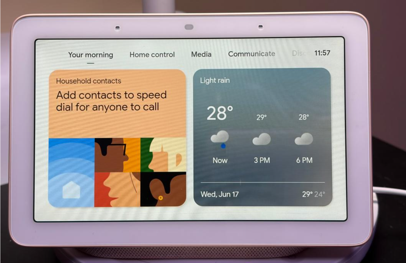 Google Nest Hub - Sand, C